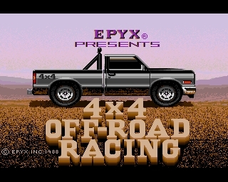 4x4 Off-Road Racing - gameplay (stare gry, DOS)