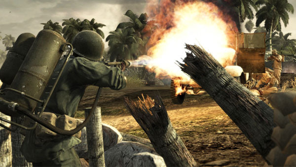 Call of Duty: World at War - gameplay, trzecia misja