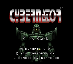 Cybernator - Gameplay (Ostatni poziom)