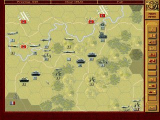 Panzer General - gameplay (DOS)
